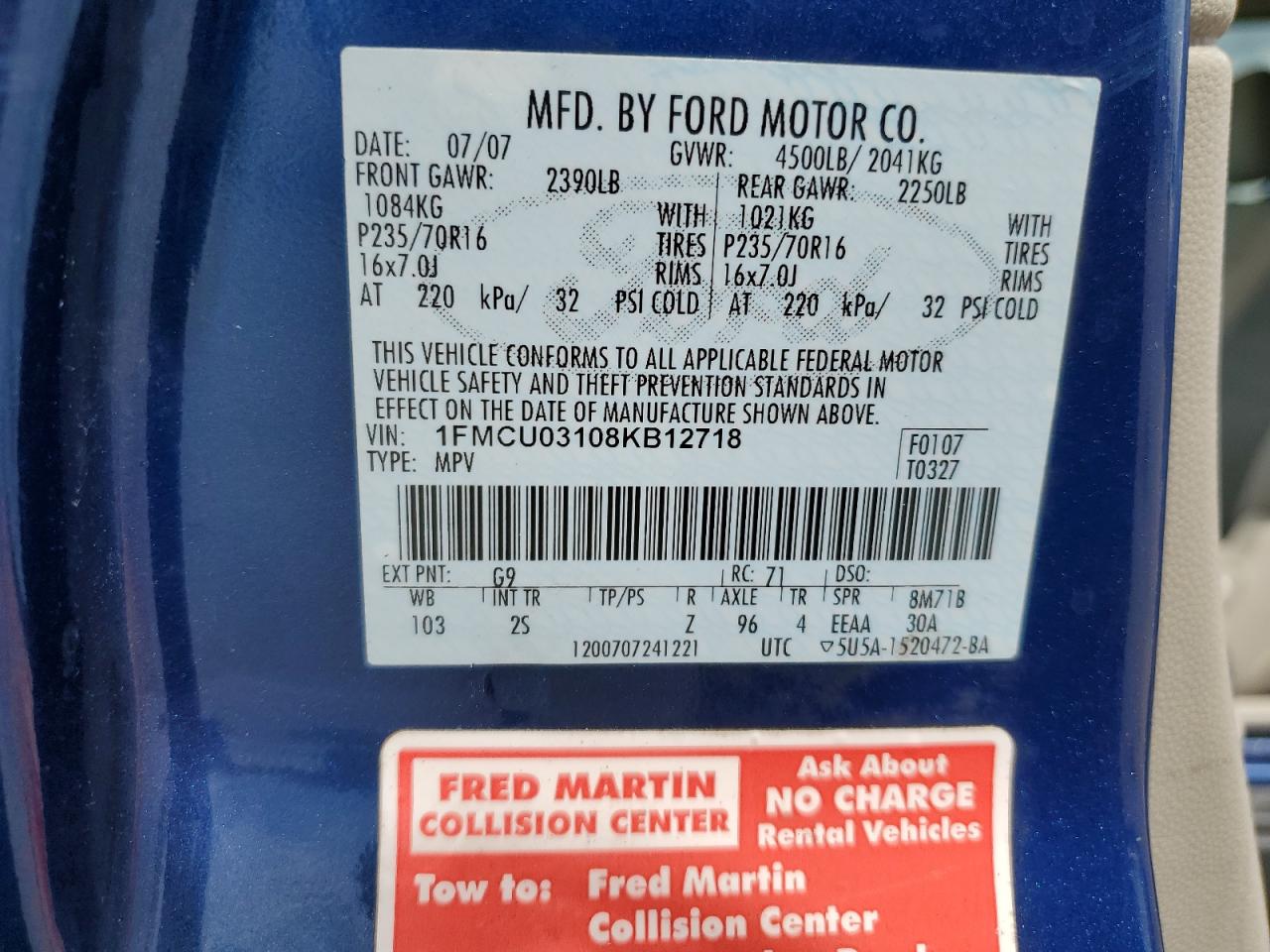 Ford Escape Xlt Image 10