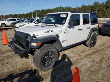  Salvage Jeep Wrangler