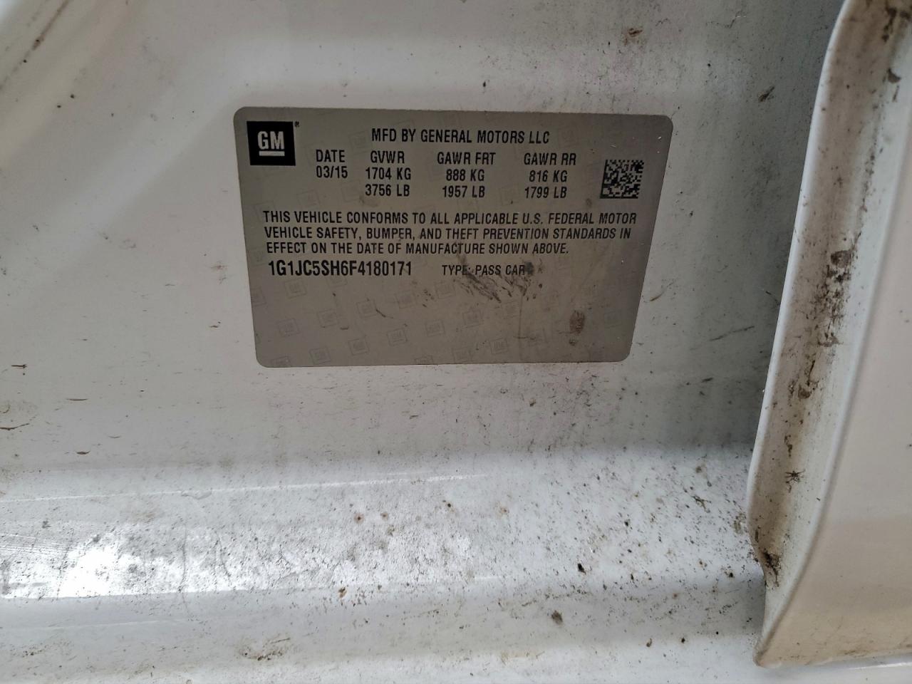 Chevrolet Sonic Lt Image 5