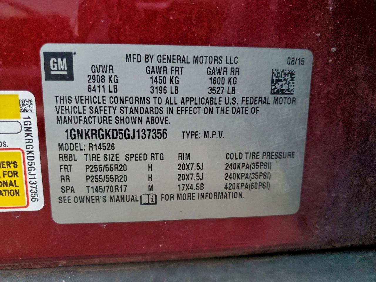 Chevrolet Traverse Lt Image 5