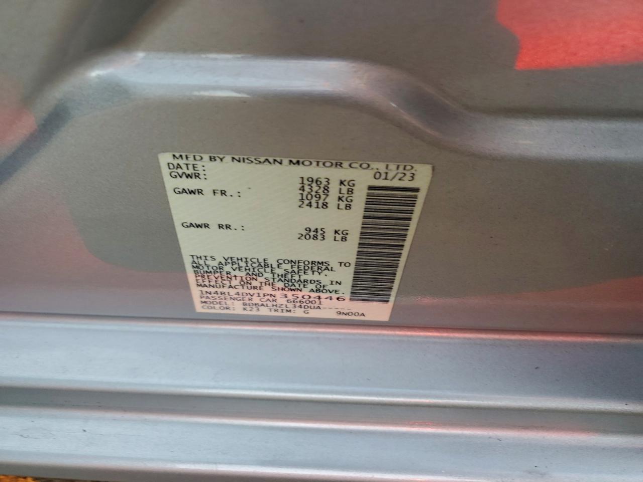 Nissan Altima Sv Image 6