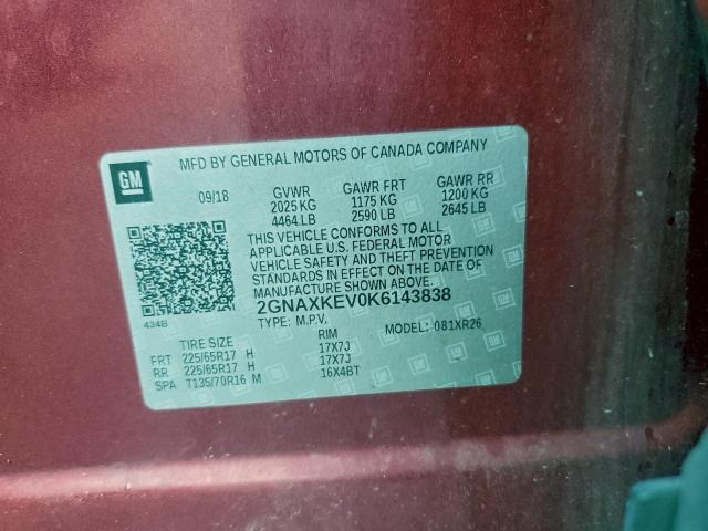 Chevrolet Equinox Lt Image 12